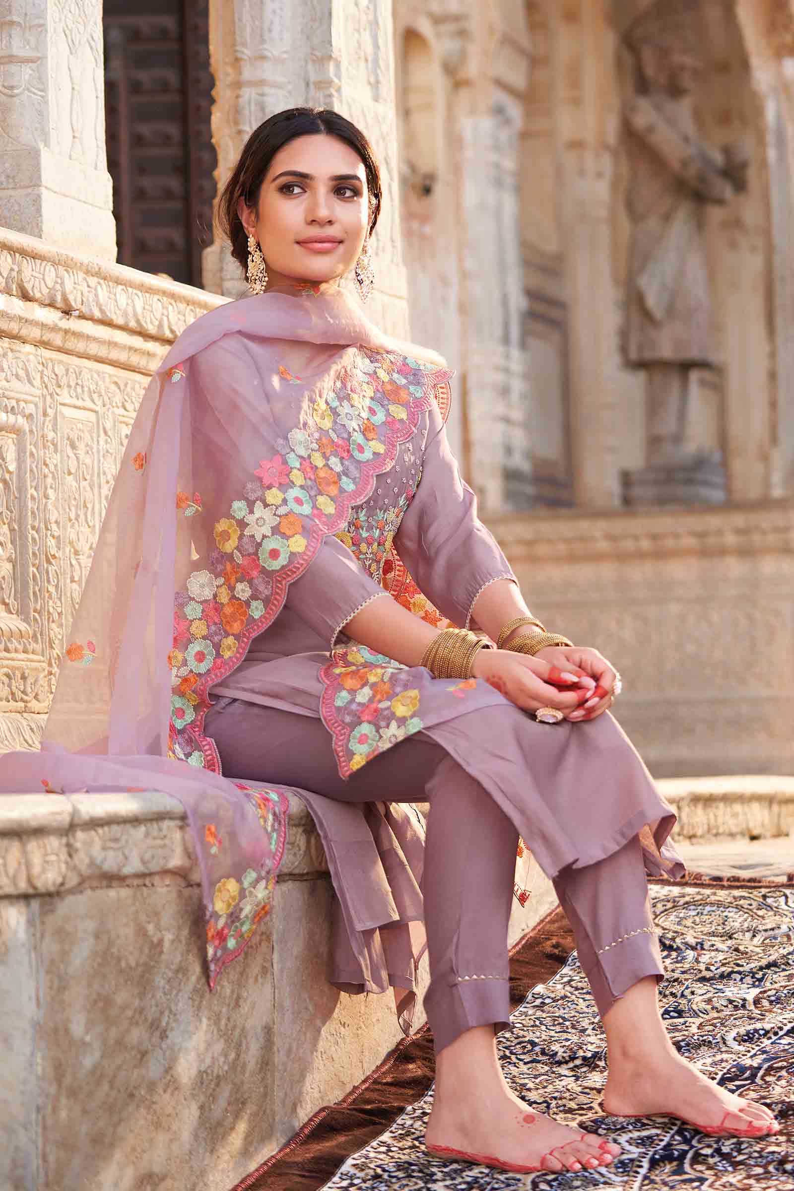 Embroidered Dupatta in Abdu Rahiman Nagar