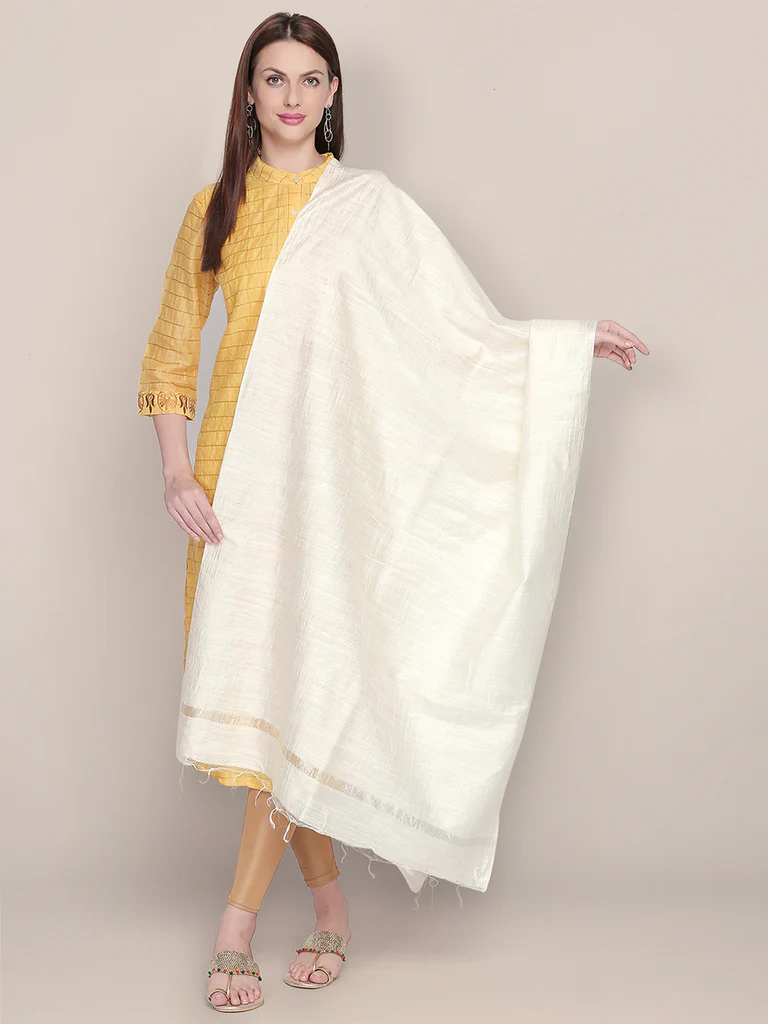 Plain Cotton Dupatta in Abdu Rahiman Nagar
