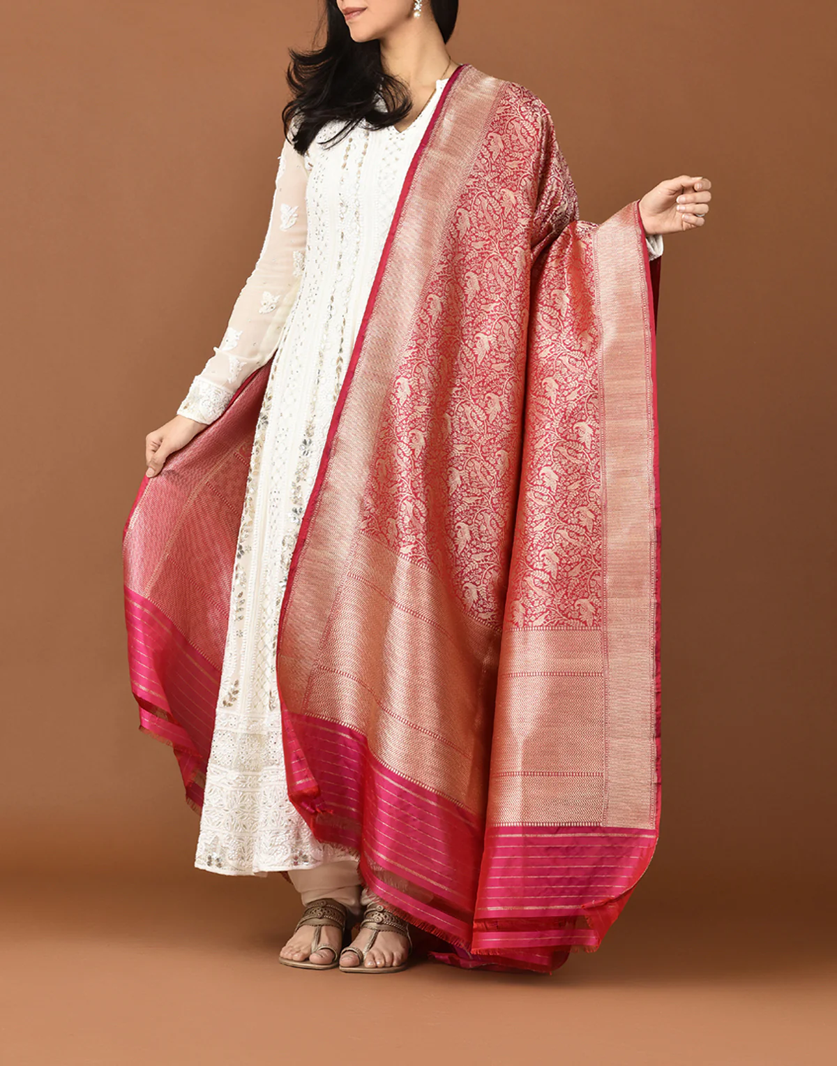 Banarasi Silk Dupatta in Abdu Rahiman Nagar
