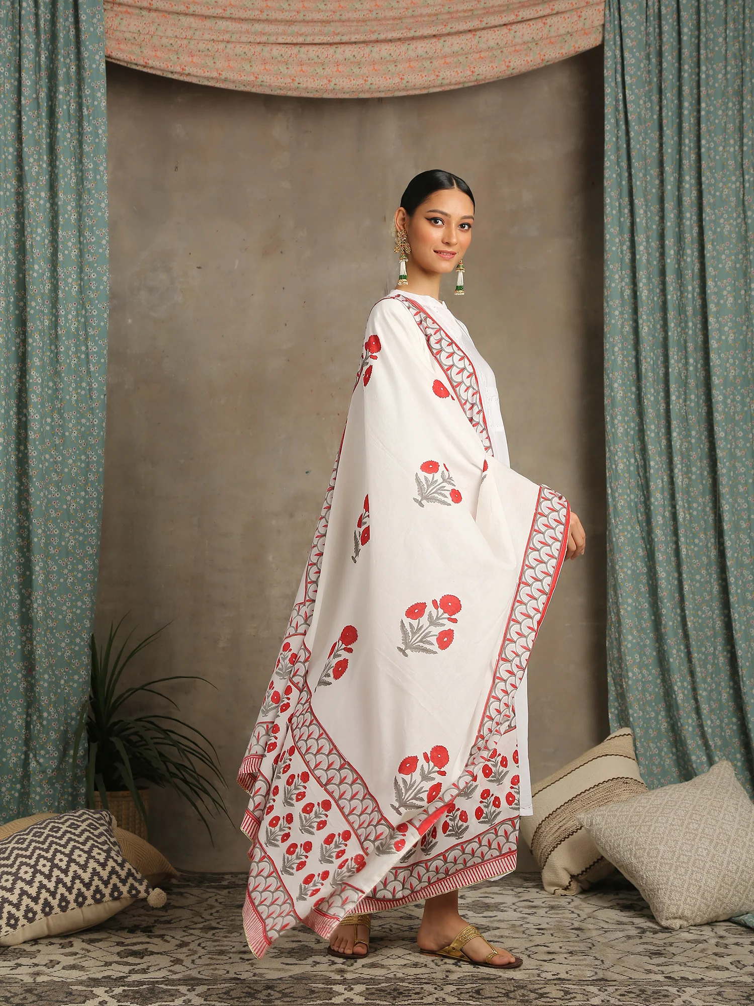 Block Print Dupatta in Abdu Rahiman Nagar