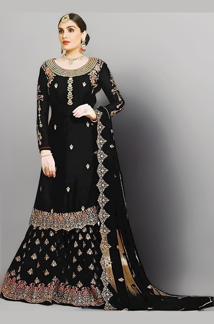 Unstitched Sharara Set Fabric in Abdu Rahiman Nagar