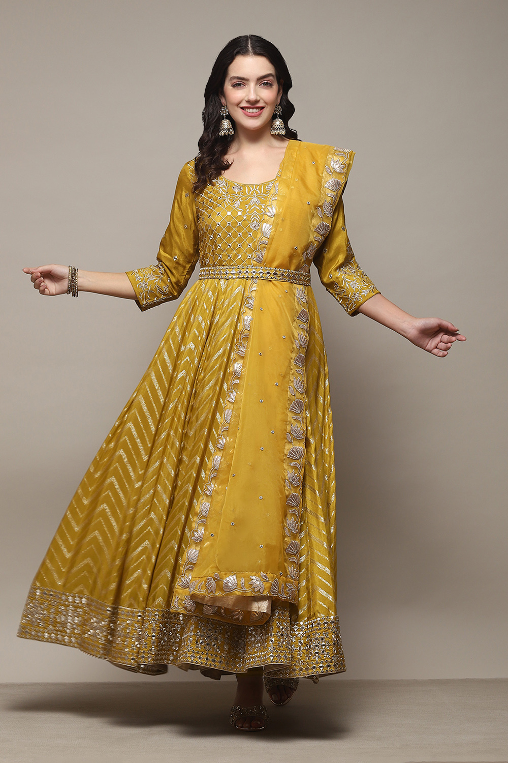 Unstitched Anarkali Suits in Aamadi