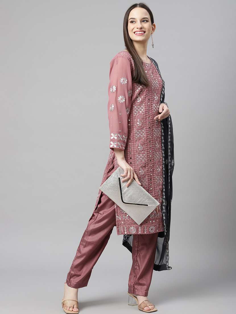 Georgette Unstitched Suits in Abdu Rahiman Nagar