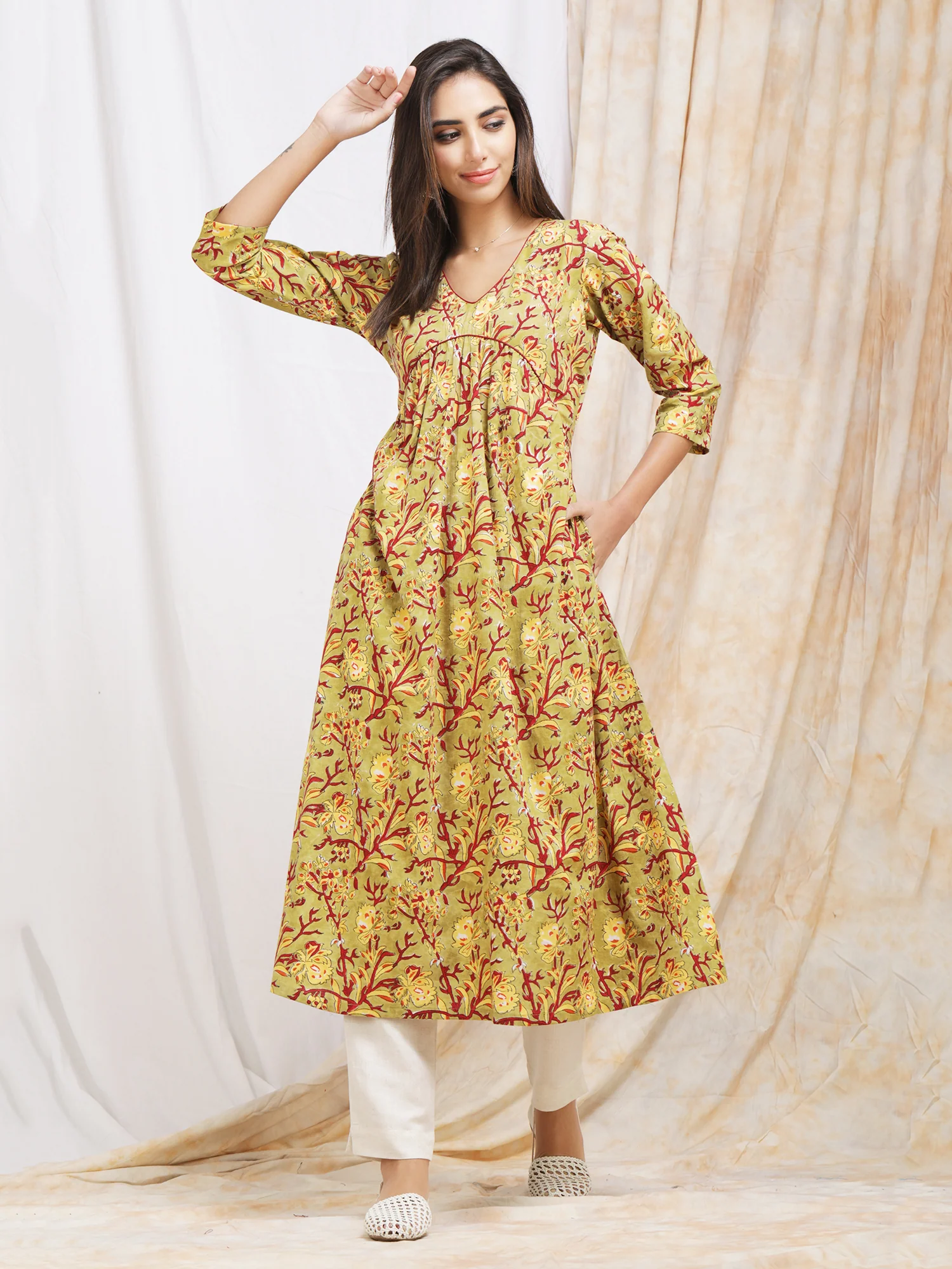 Block print Kurti in Abdu Rahiman Nagar