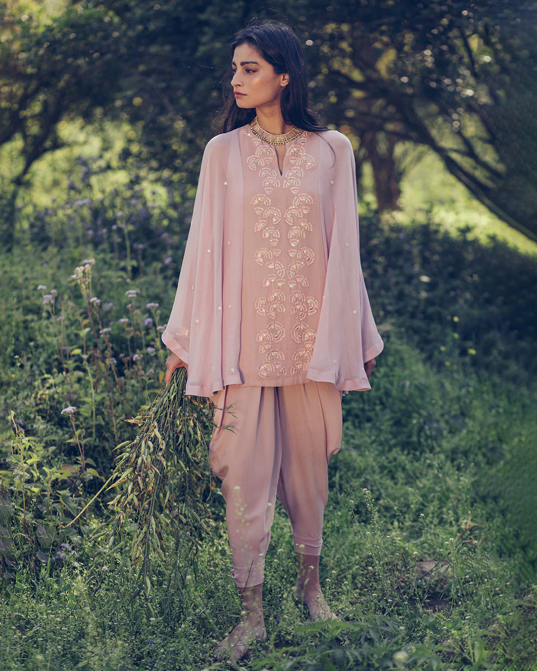 Chiffon Cape Style Kurti in Abdu Rahiman Nagar