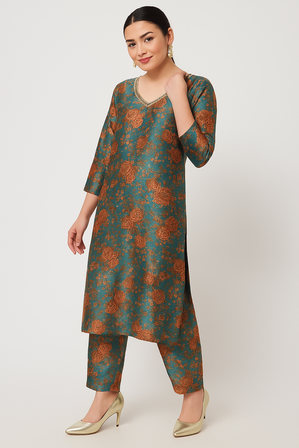 Chanderi Silk Kurti in Abdu Rahiman Nagar