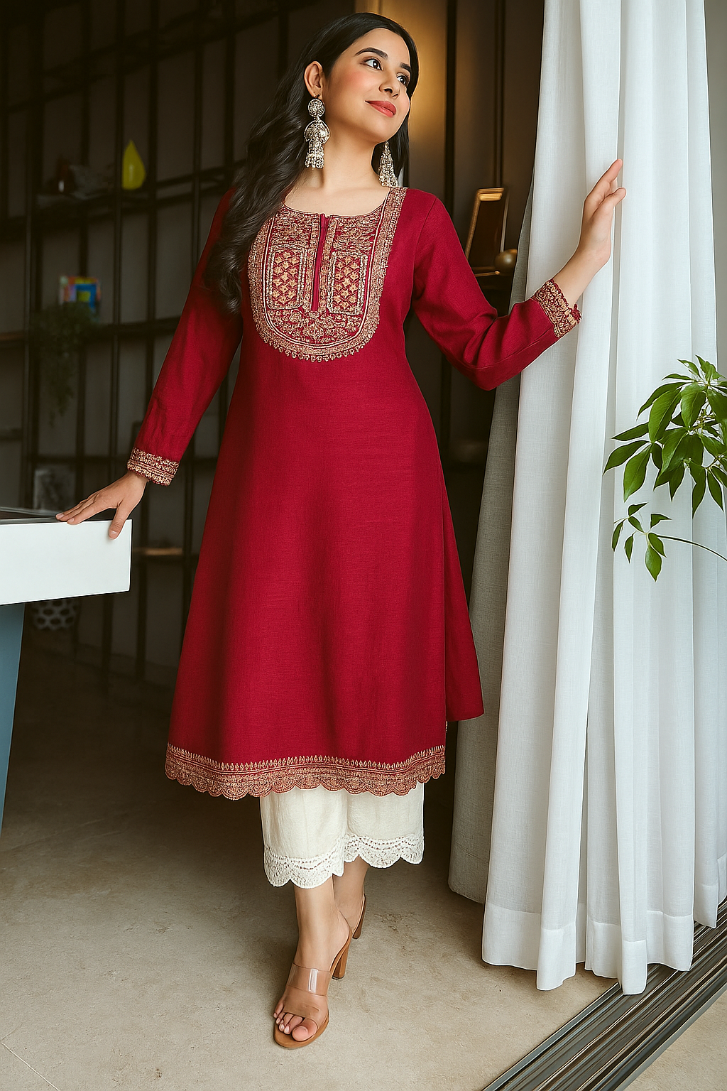 Art Silk Kurti in Abdu Rahiman Nagar