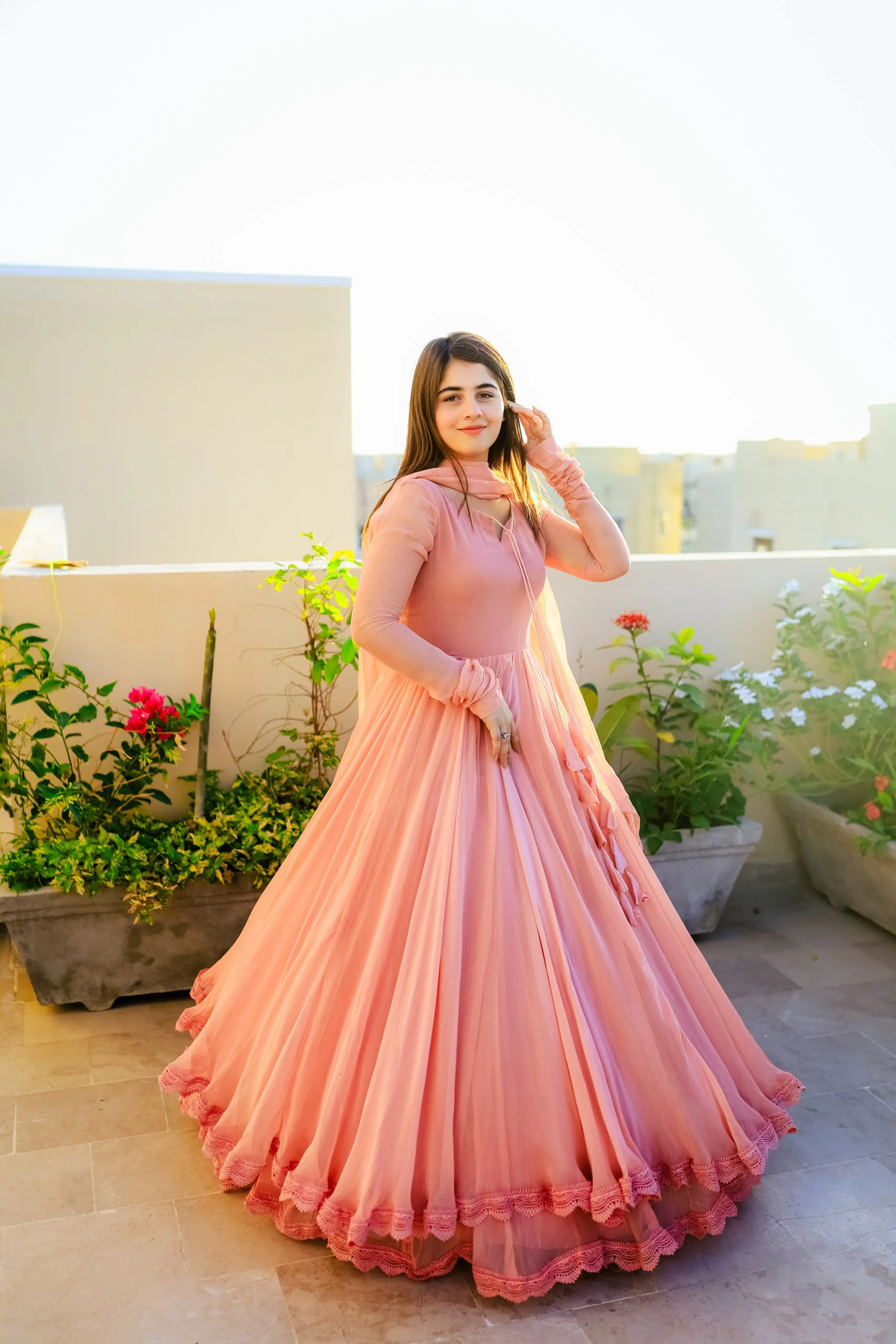 Layered Anarkali Kurti in Abdu Rahiman Nagar