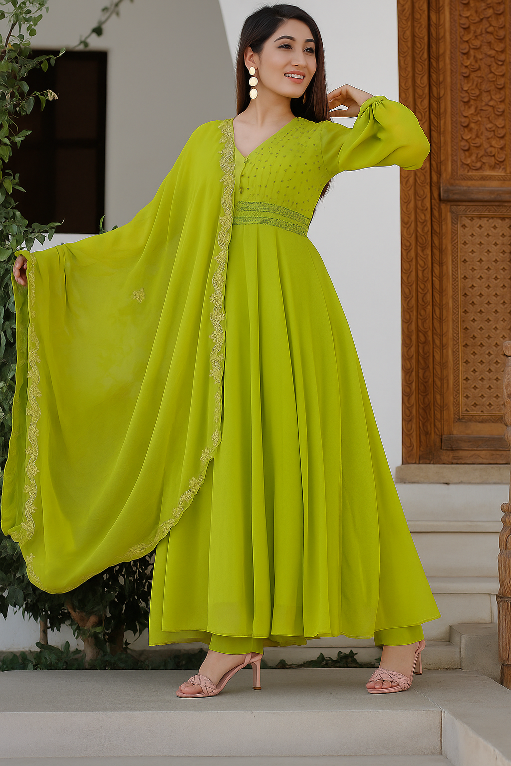 Floor-length Anarkali Kurti in Abdu Rahiman Nagar