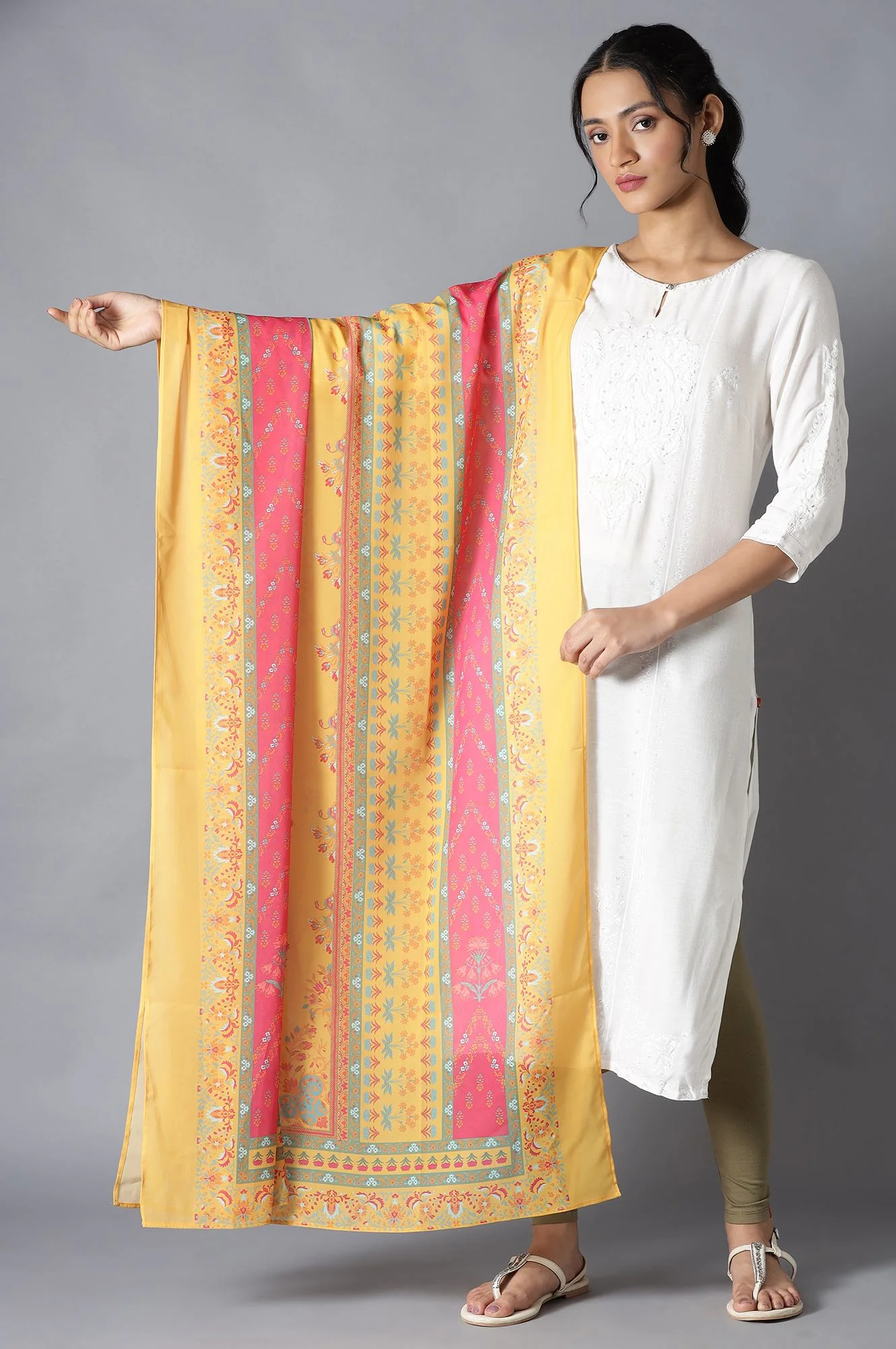 Printed Georgette Dupatta in Abdu Rahiman Nagar