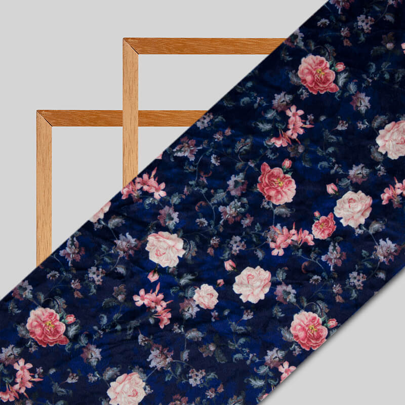 Velvet Printed Fabric in Abdu Rahiman Nagar