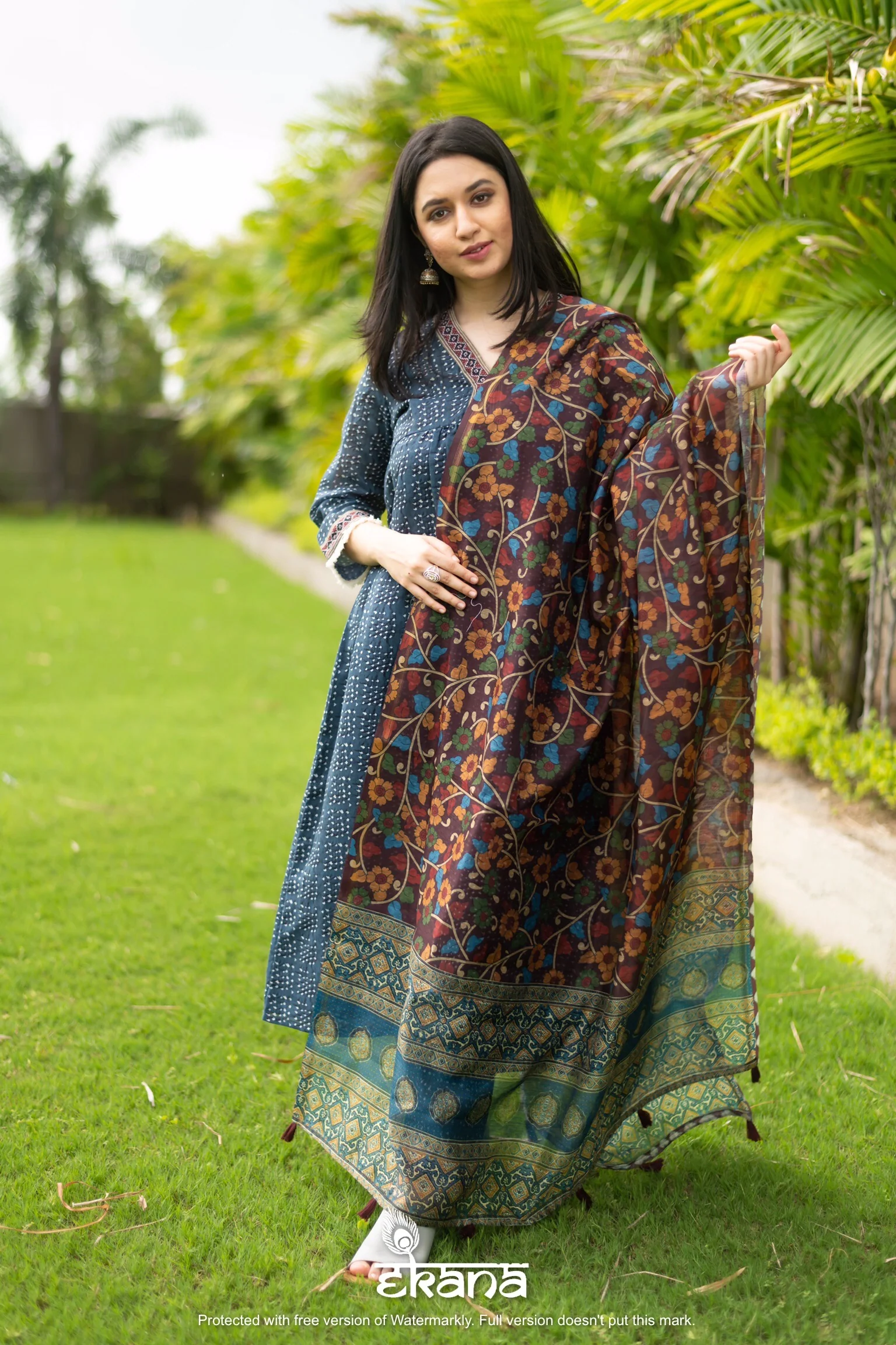 Kalamkari Dupatta in Surat