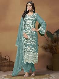 Embroidered Designer Suit in Surat