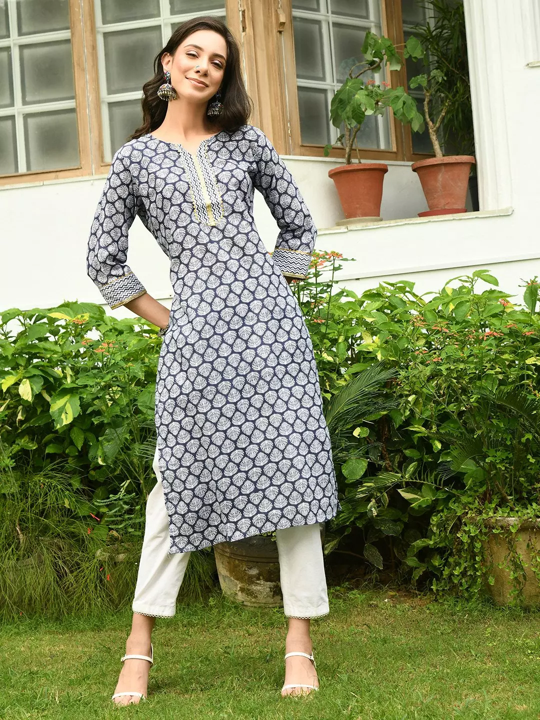 Printed Straight-Cut Kurti in Surat