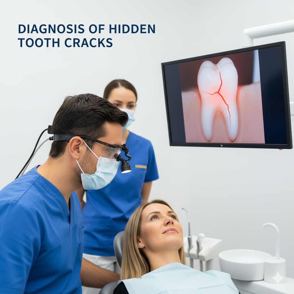Hidden Tooth Diagnosis of Hidden Tooth Cracks in Pal