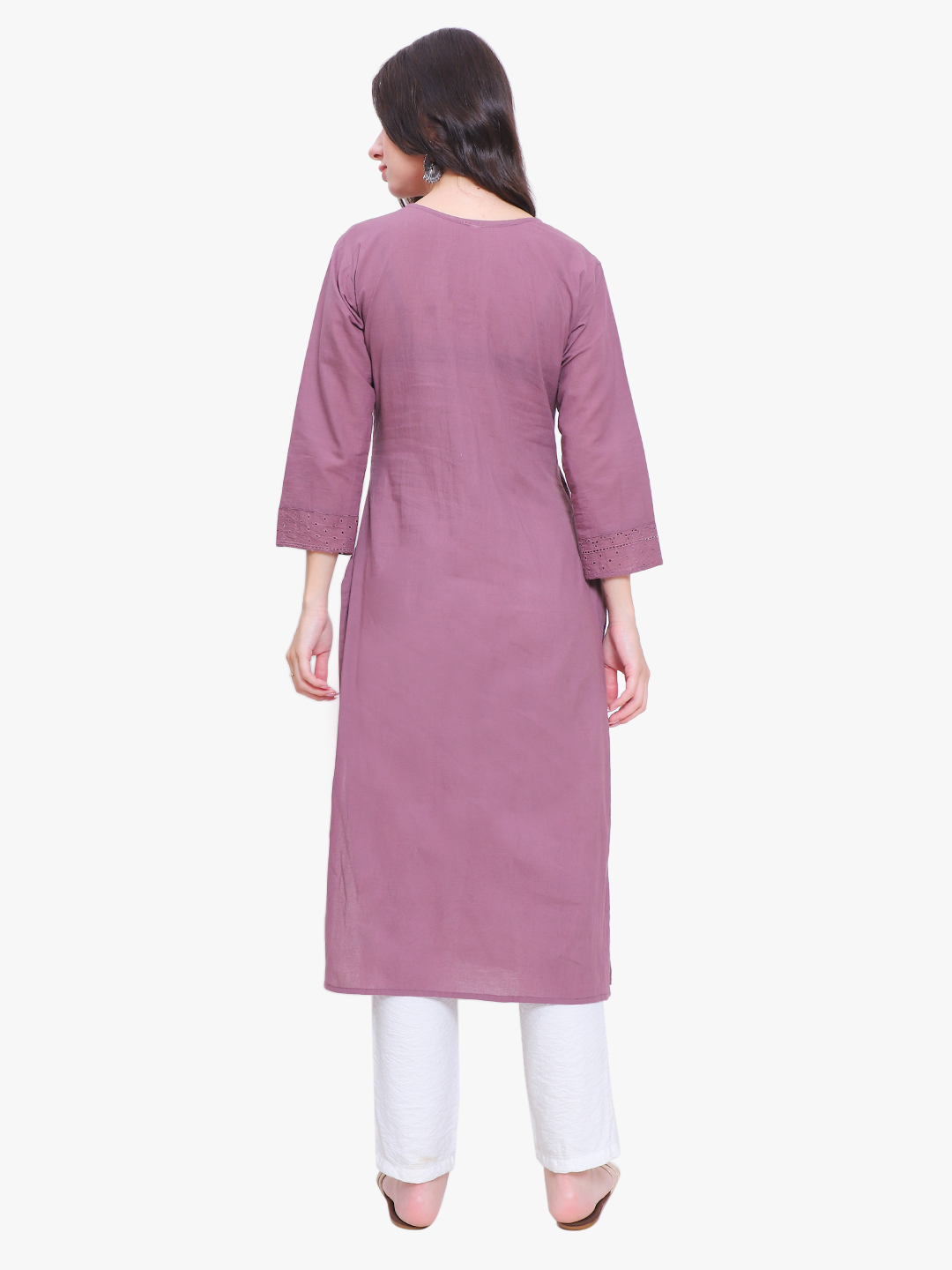 Vaidehi Cotton Chikankari Kurta Fabric