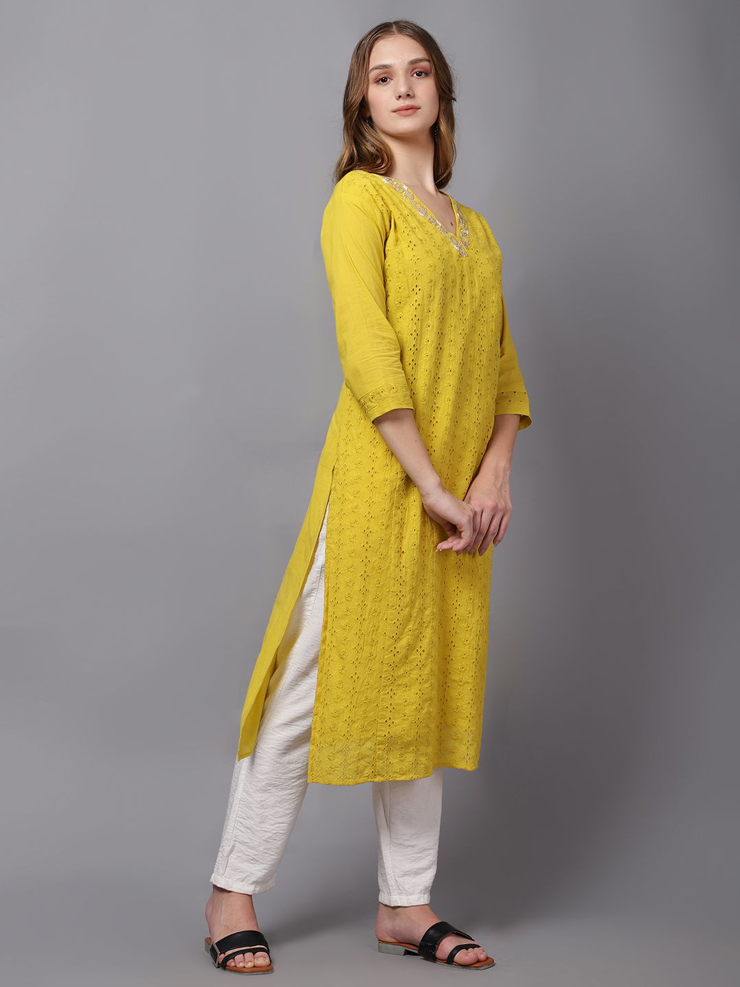 Siya Ethnic Straight-Cut Kurti