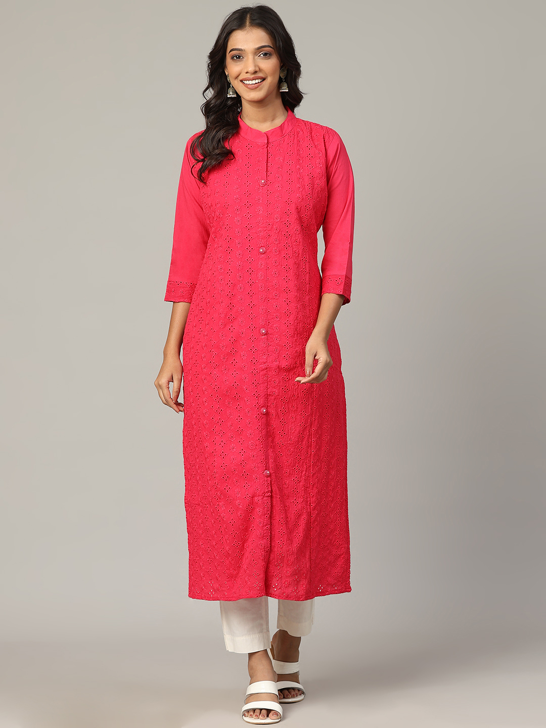 Siya Classic Straight Thread Kurti