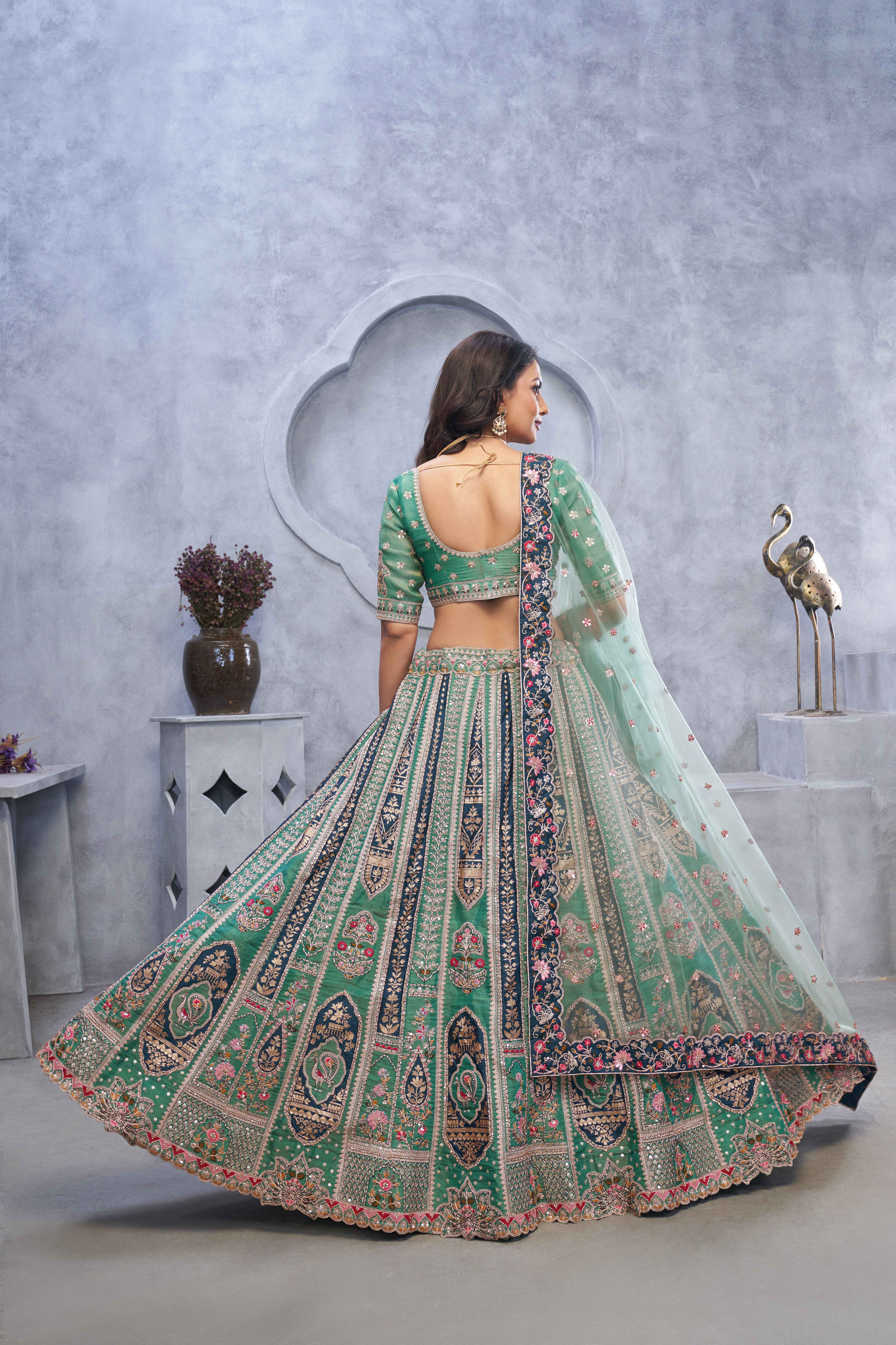 Eterna Heritage Embroidered Lehenga