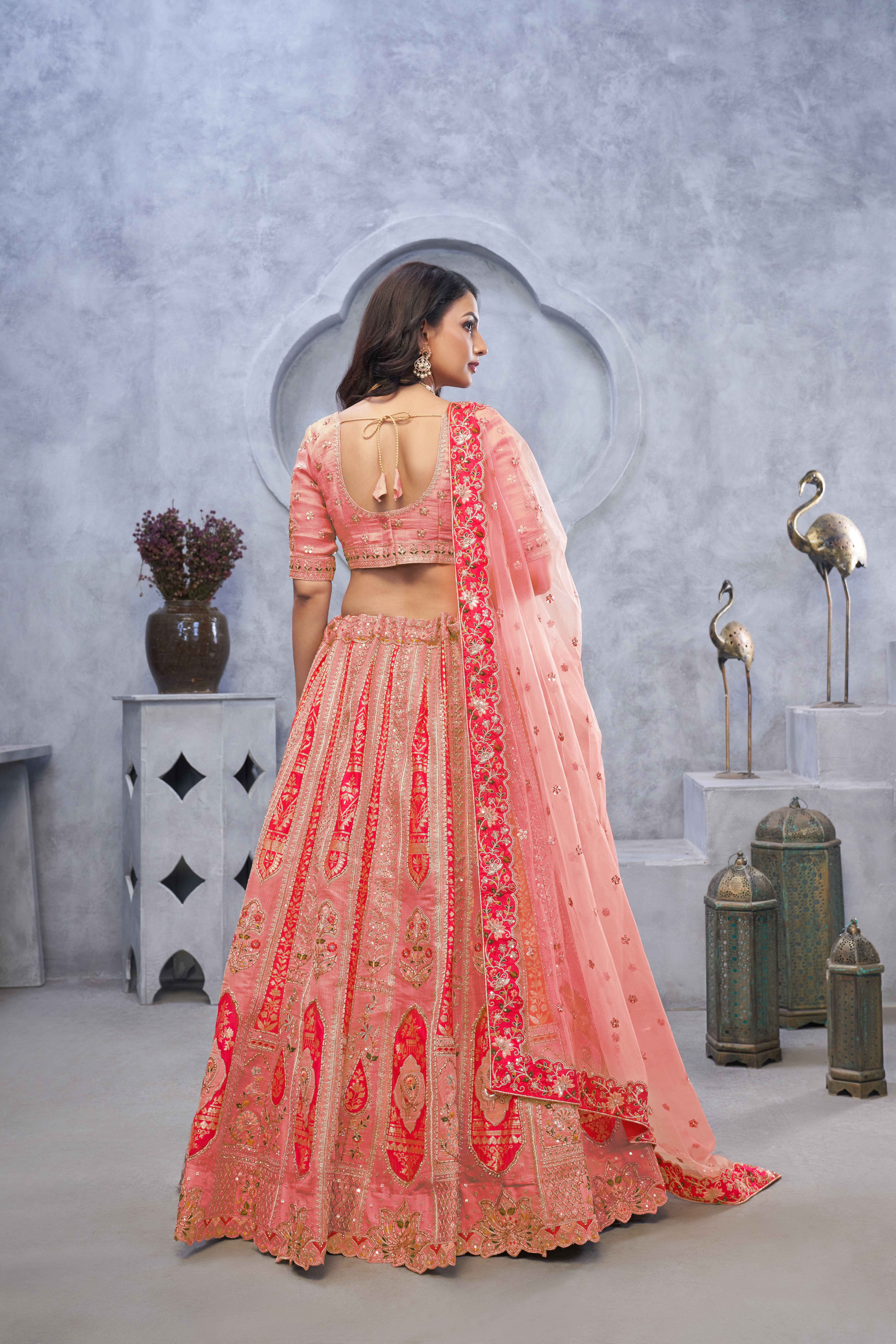 Eterna Heritage Embroidered Lehenga