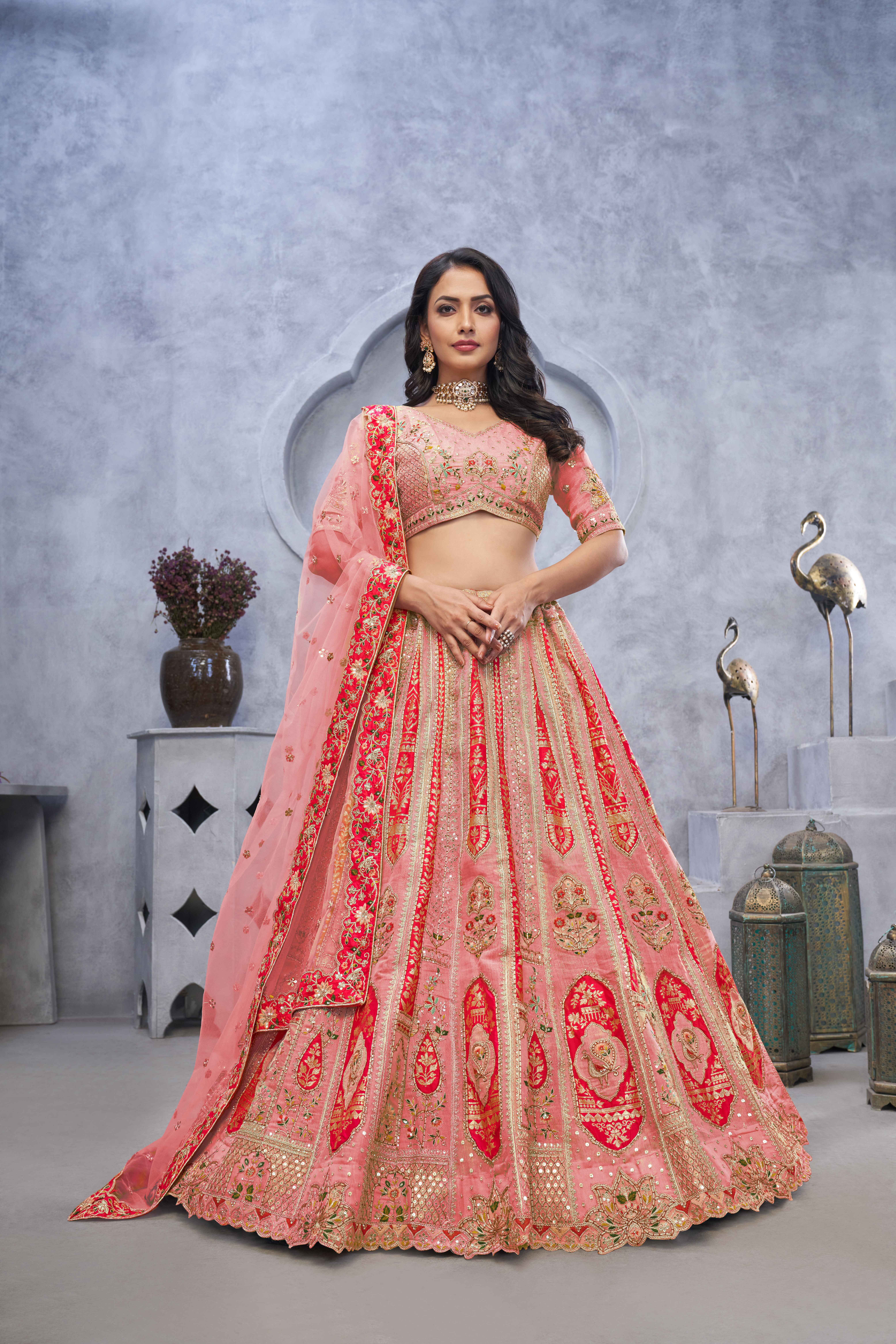 Eterna Heritage Embroidered Lehenga