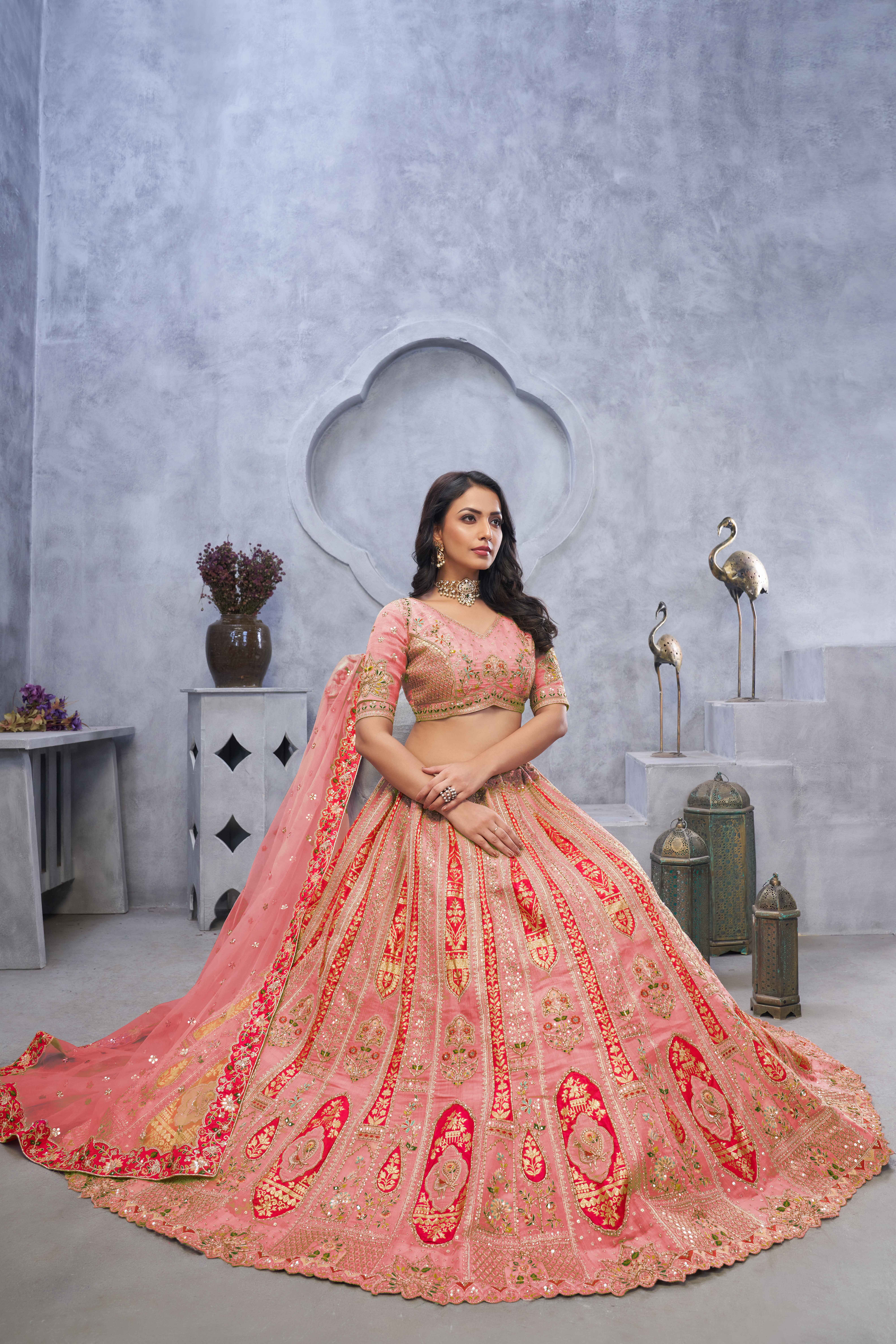 Eterna Heritage Embroidered Lehenga