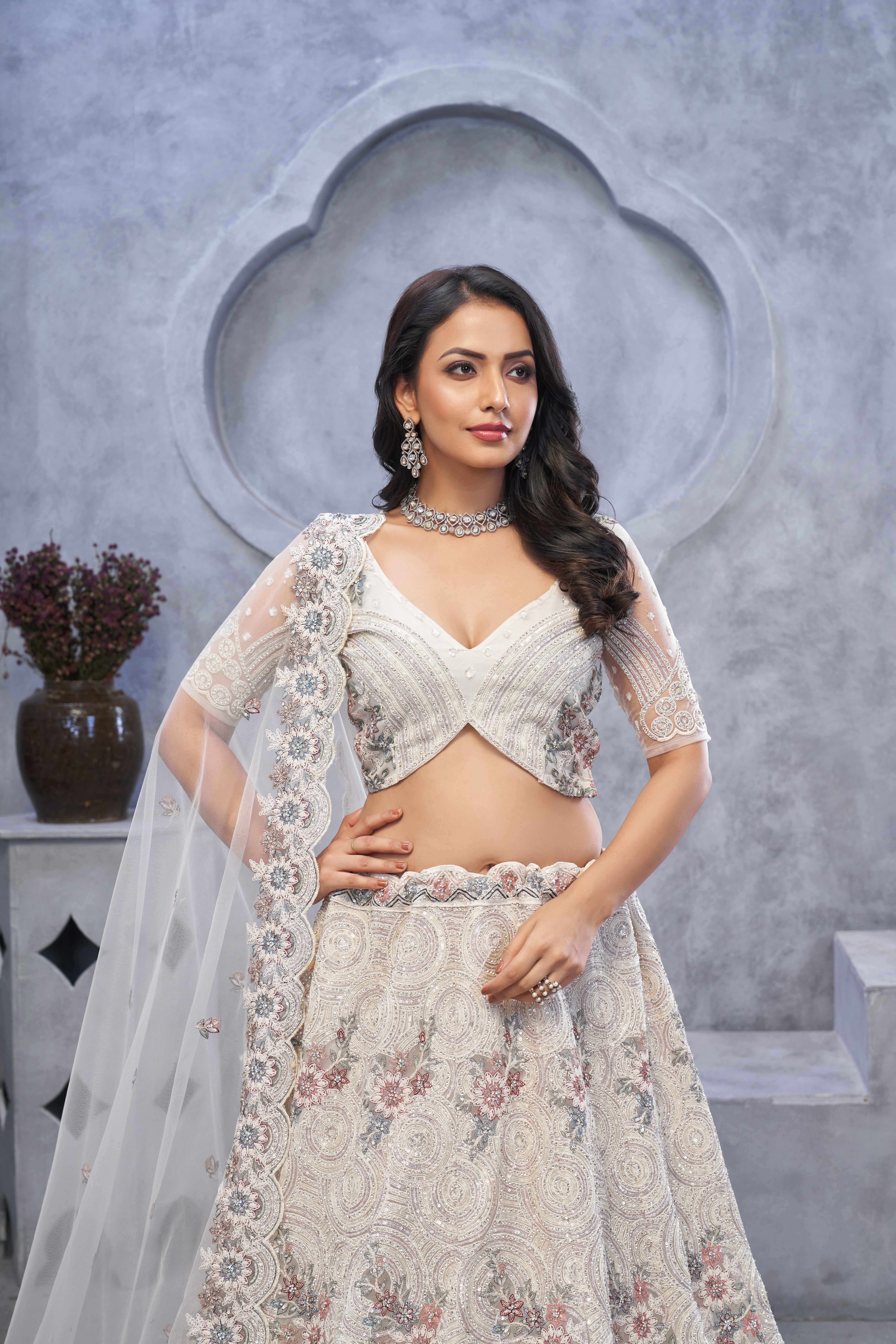 Eterna Heritage Embroidered Lehenga