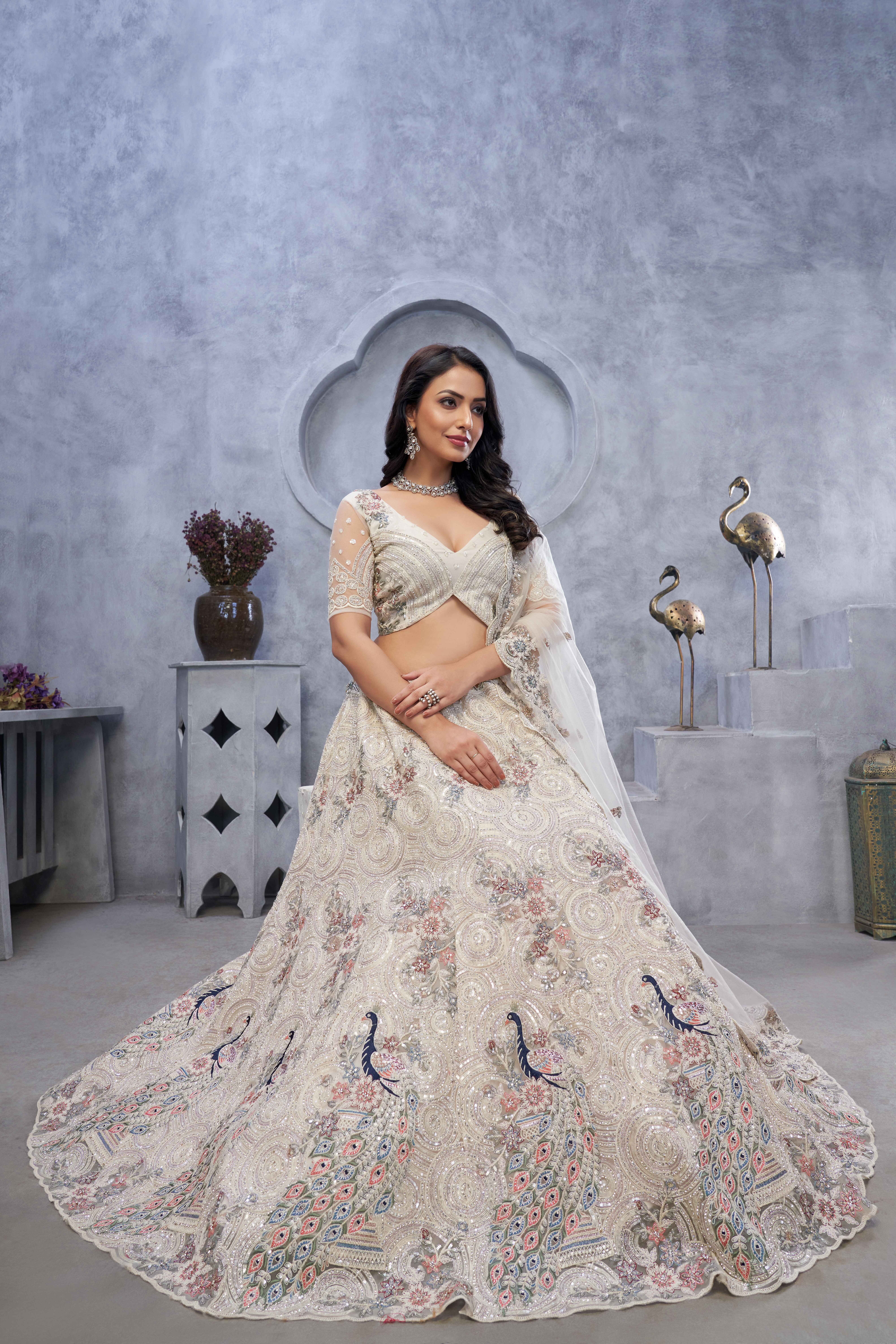 Eterna Heritage Embroidered Lehenga