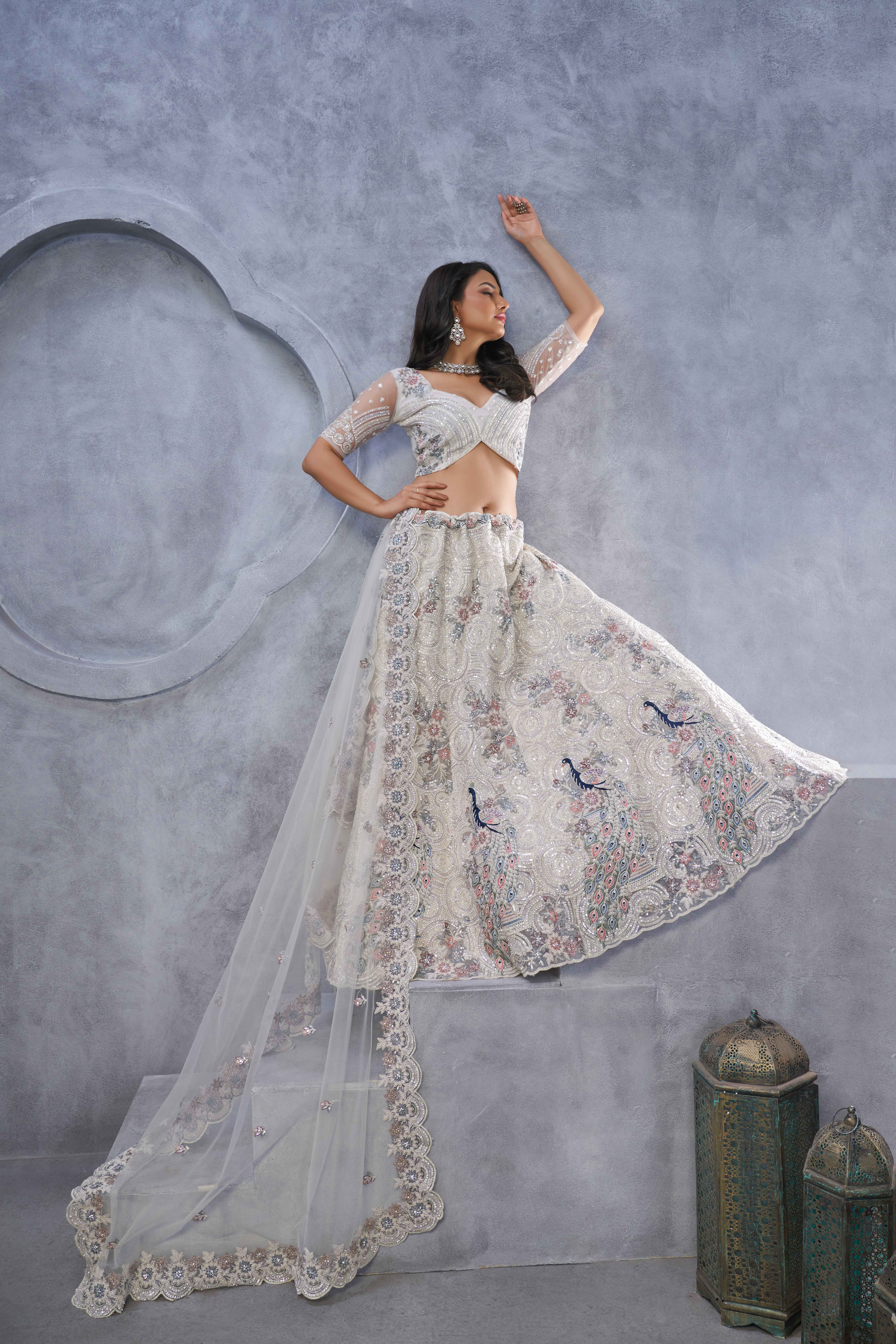 Eterna Heritage Embroidered Lehenga