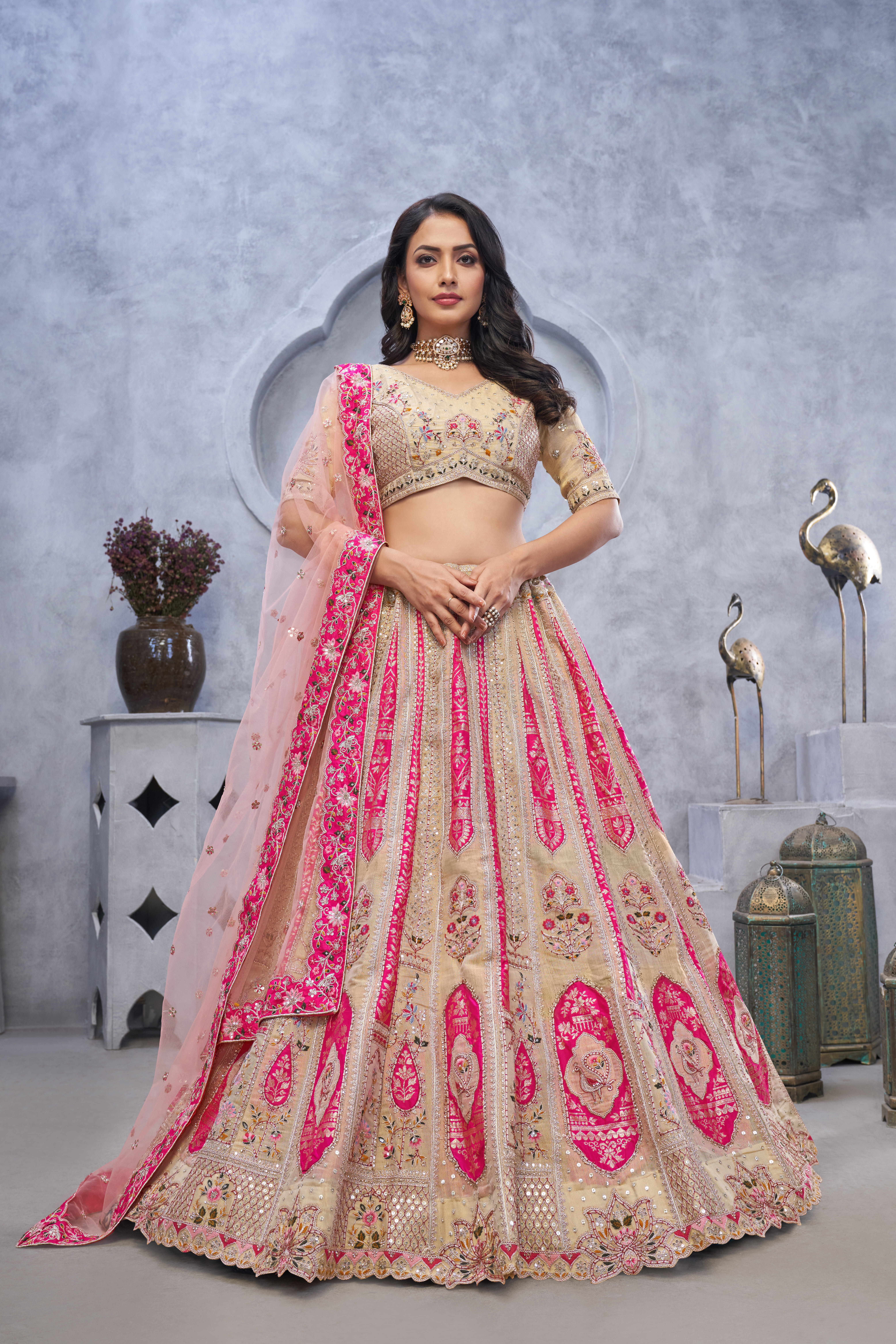 Eterna Heritage Embroidered Lehenga