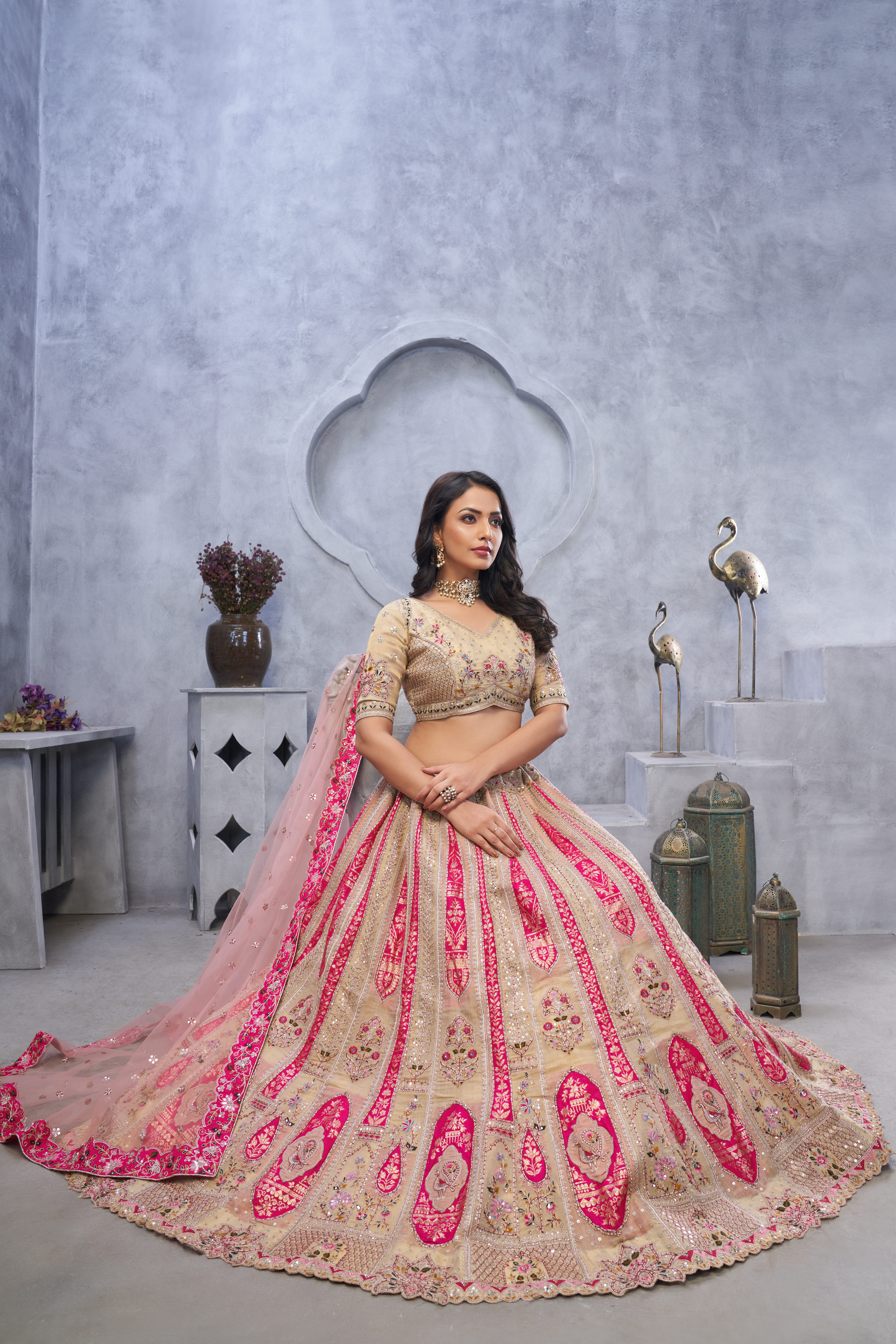 Eterna Heritage Embroidered Lehenga