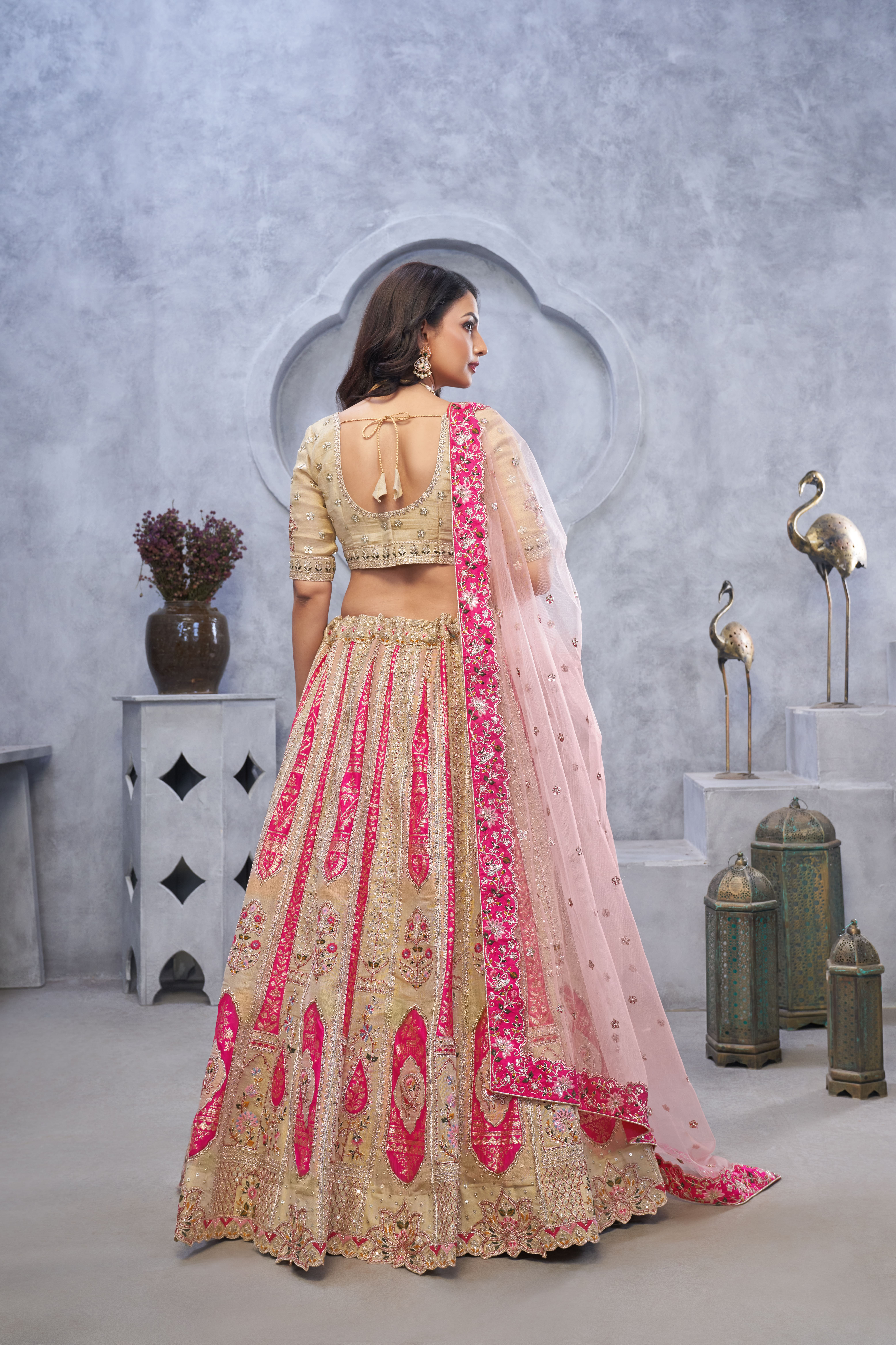 Eterna Heritage Embroidered Lehenga