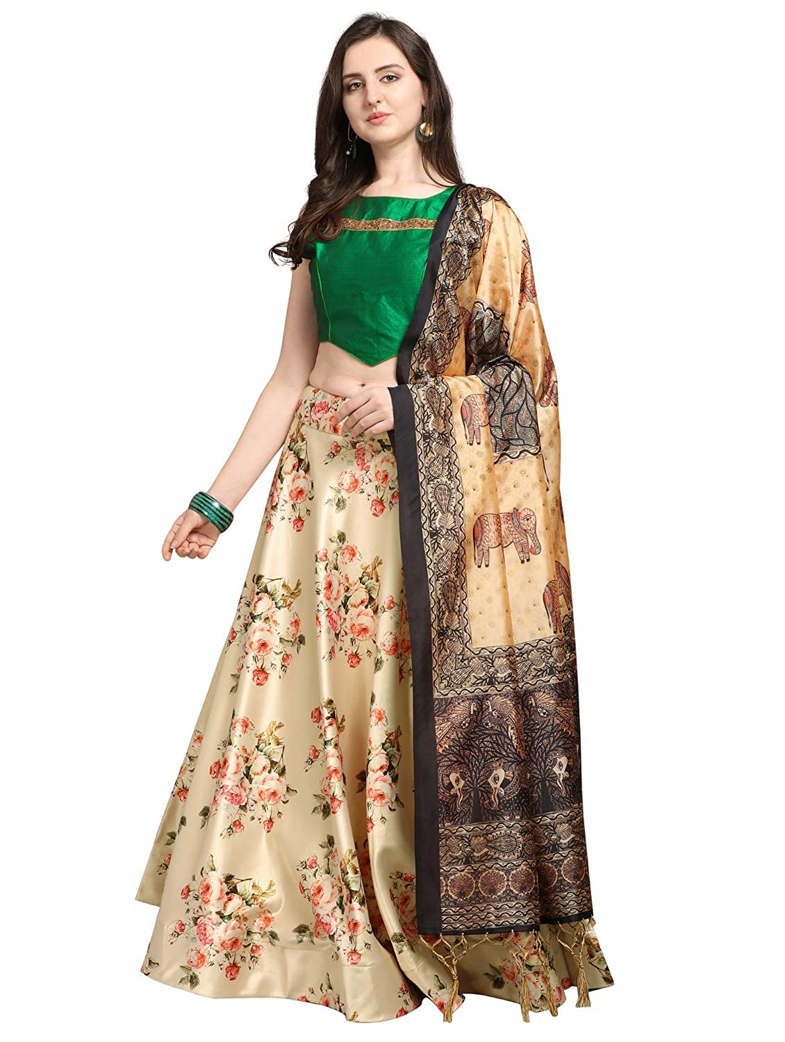 Rang Rasiya Designer Satin Silk Blend Lehenga with Silk Blouse in Multi color