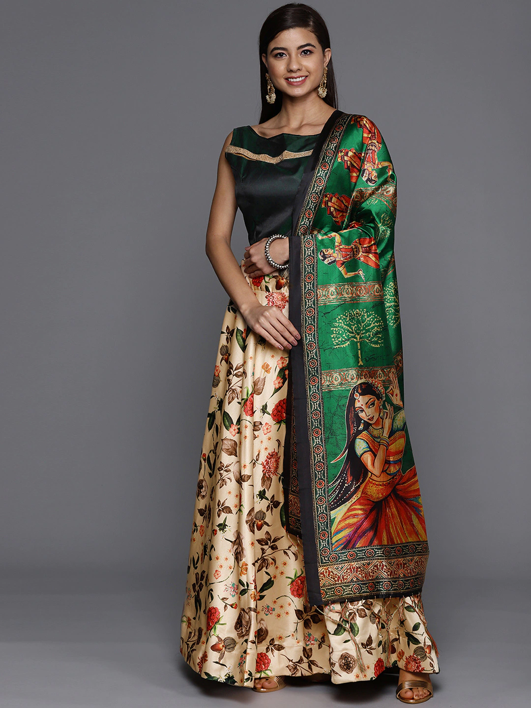 Rang Rasiya Designer Satin Silk Blend Lehenga with Silk Blouse in Multi color