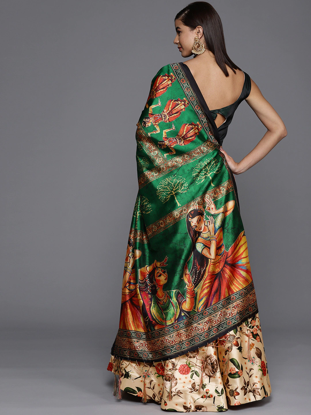 Rang Rasiya Designer Satin Silk Blend Lehenga with Silk Blouse in Multi color