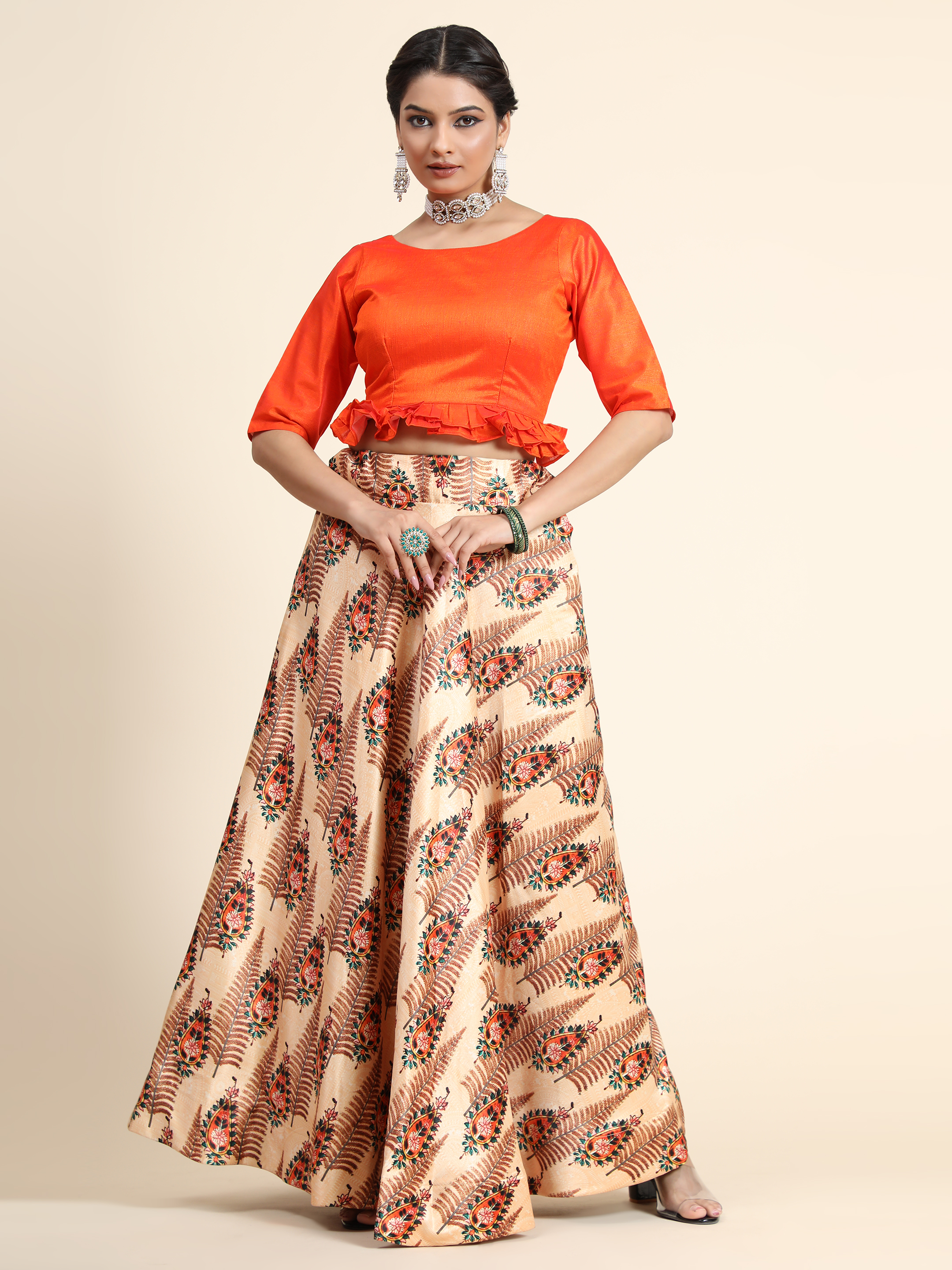Rang Rasiya Designer Satin Silk Blend Purple Lehenga