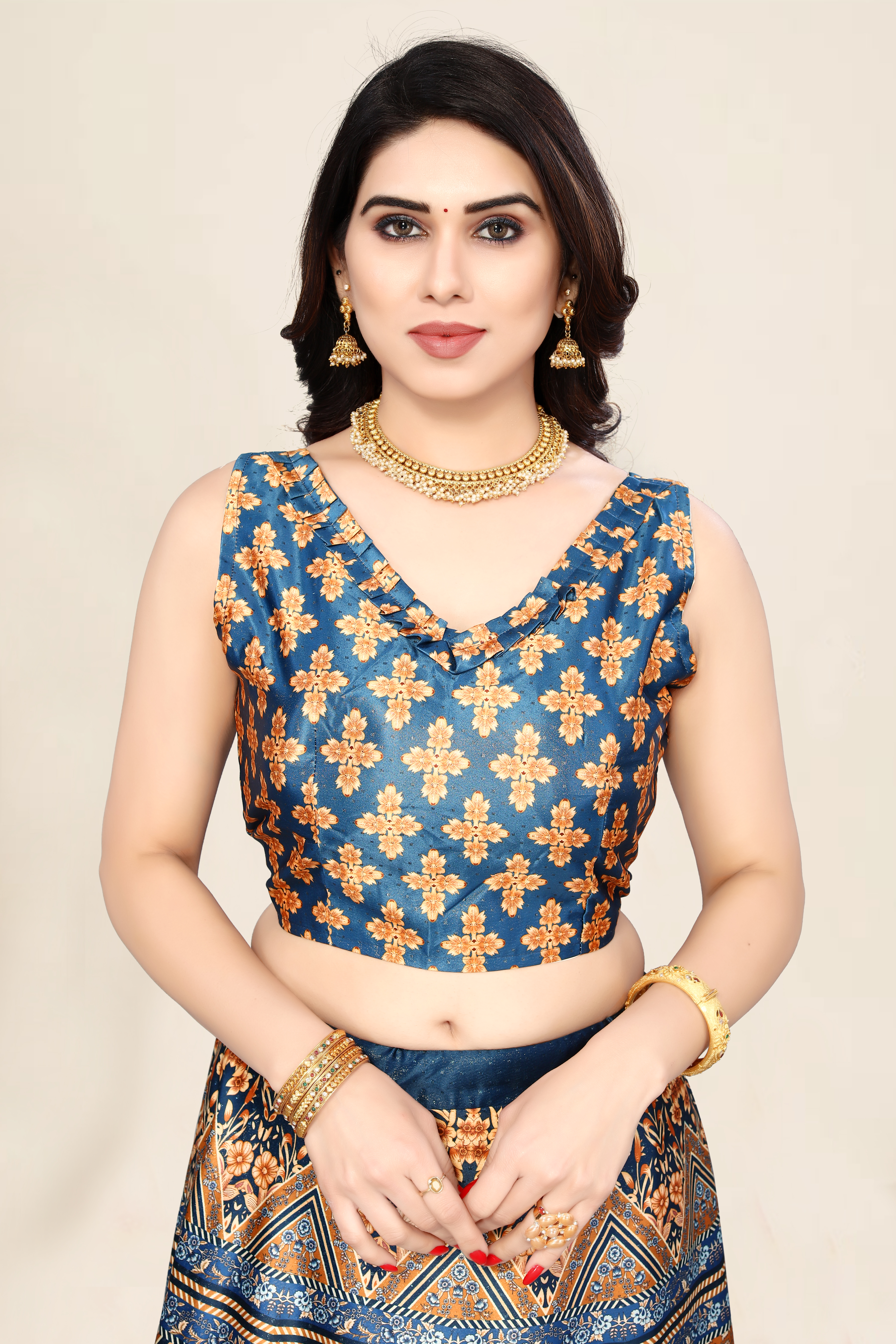 Rang Rasiya Pattern Designer Satin Silk Blend Green Lehenga