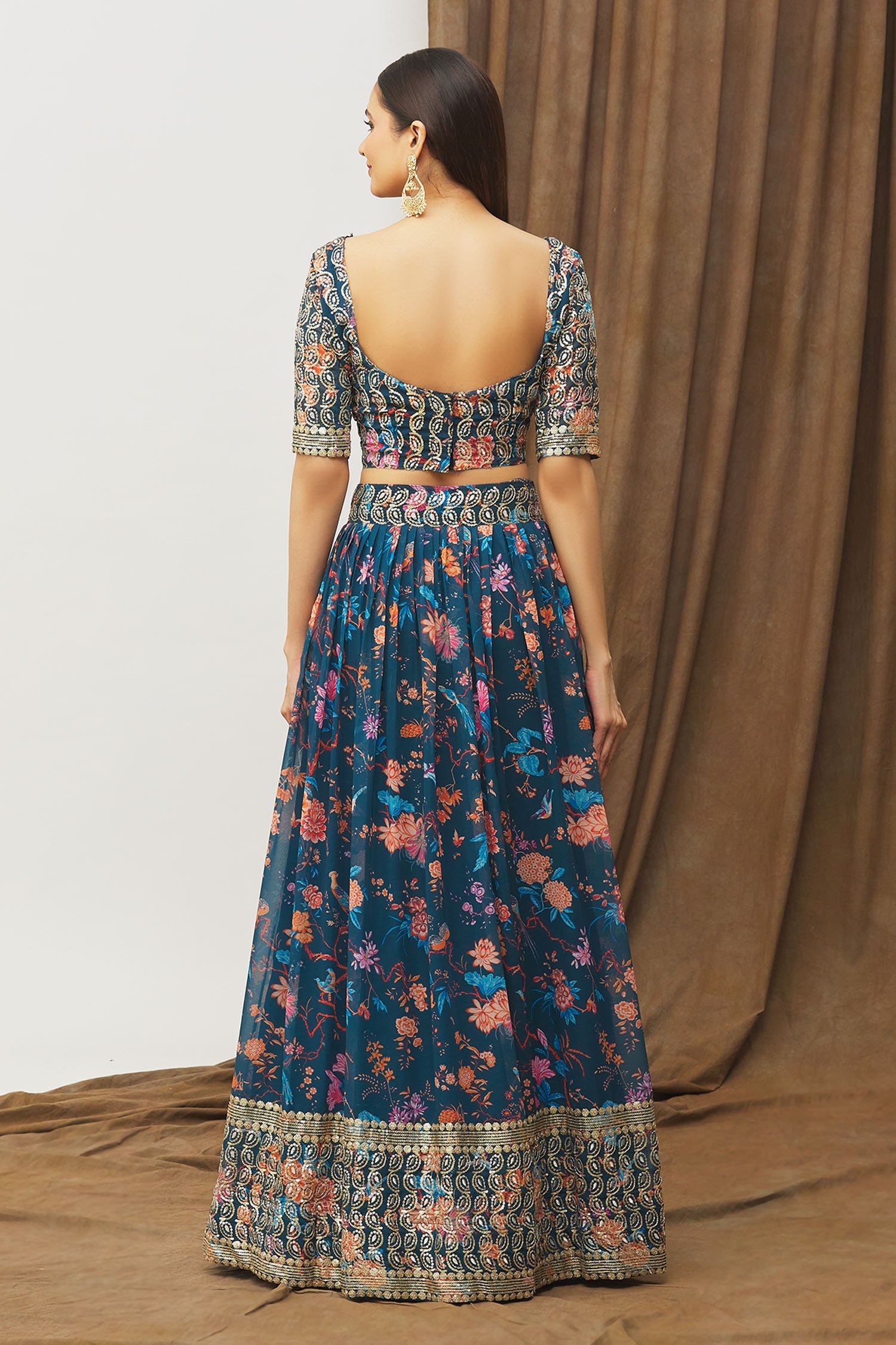 Romantic Hues Sky Color Lehenga