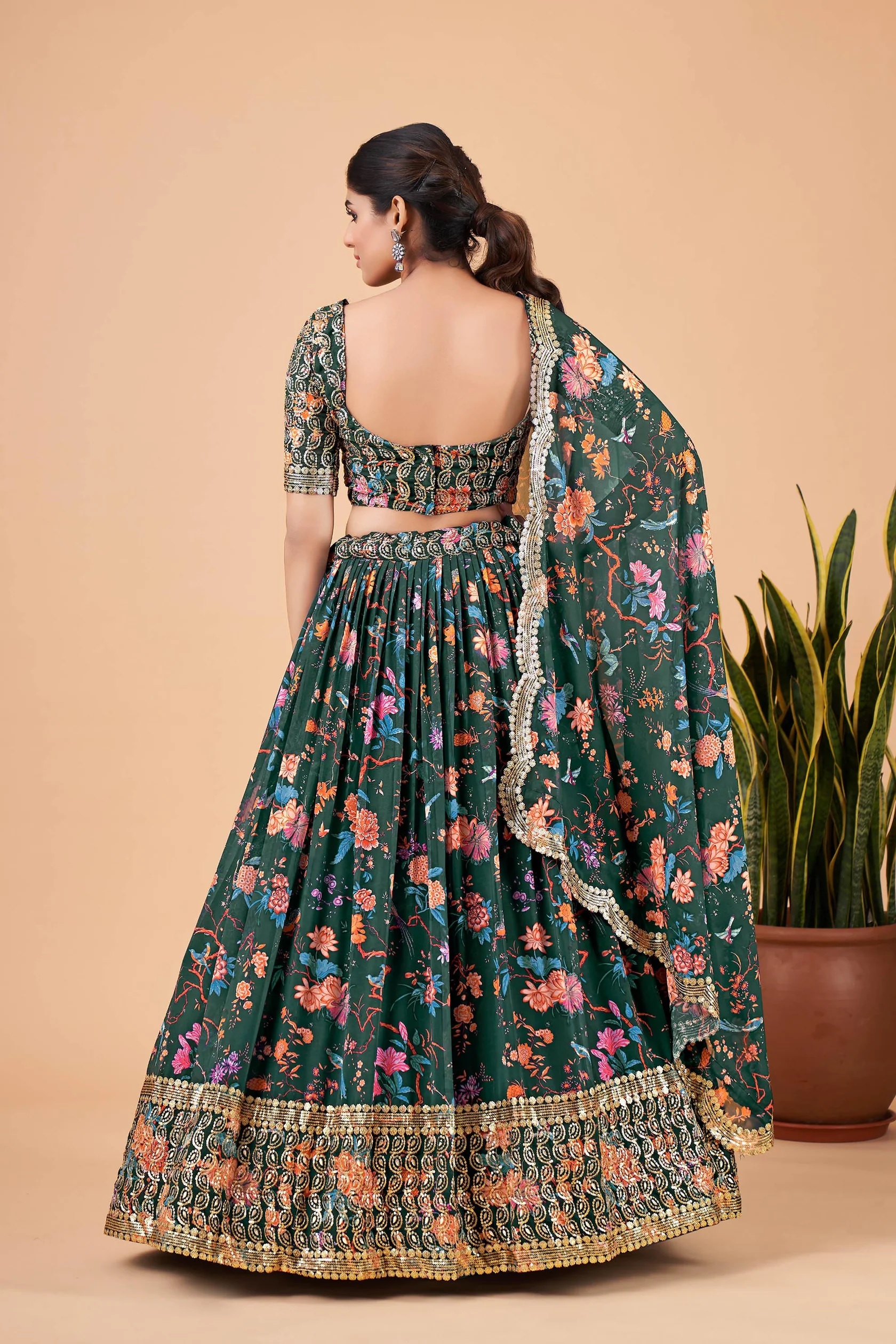 Romantic Hues Sky Color Lehenga