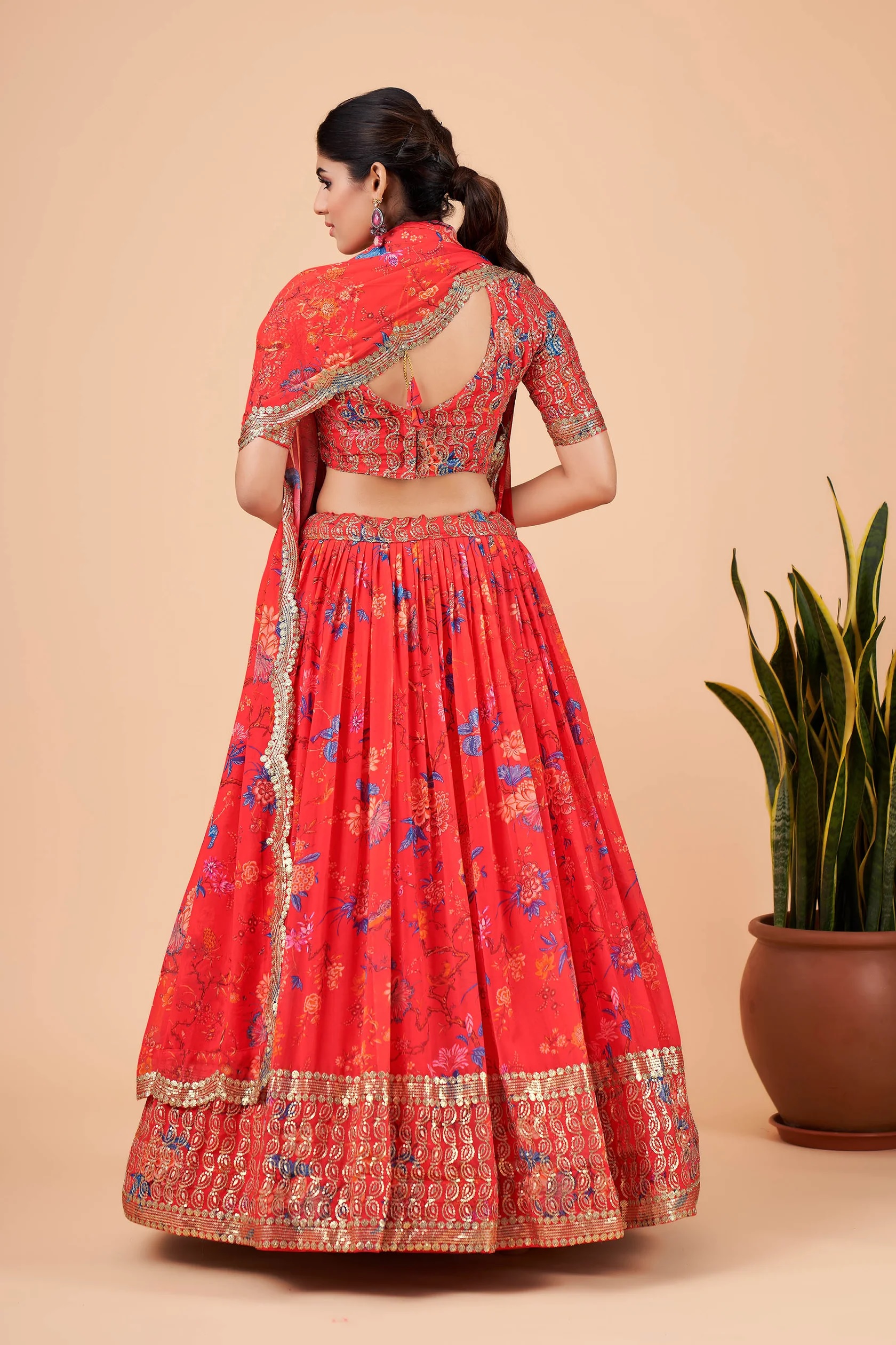 Romantic Hues Sky Color Lehenga